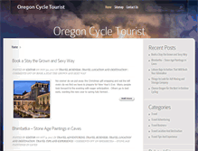 Tablet Screenshot of oregoncycletourist.com